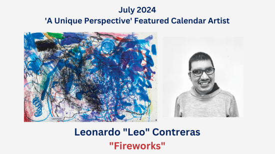 July 2024 'A Unique Perspective' Featured Calendar Artist - Leonardo "Leo" Contreras_"Fireworks" 